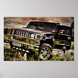 Hummer H2 afdrukken Poster