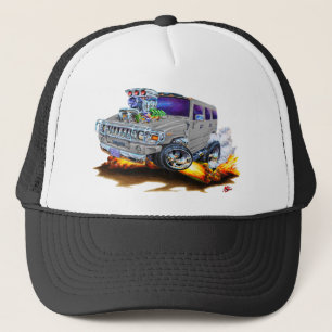 Hummer H2 Grijze vrachtwagen Trucker Pet