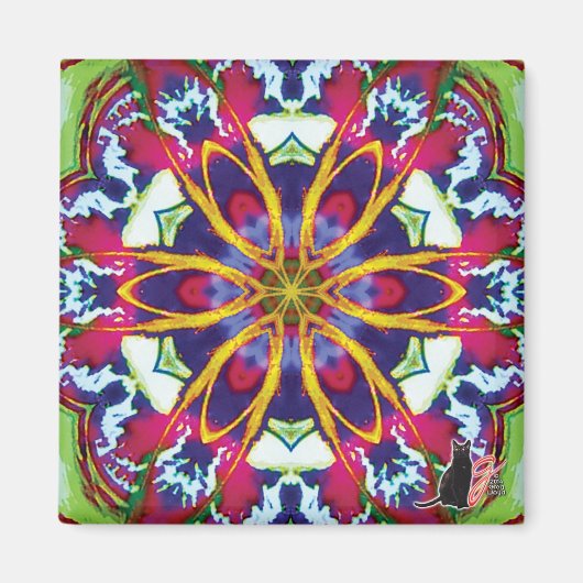 Hummers Kaleidoscope Magnet Magneet (Voorkant)