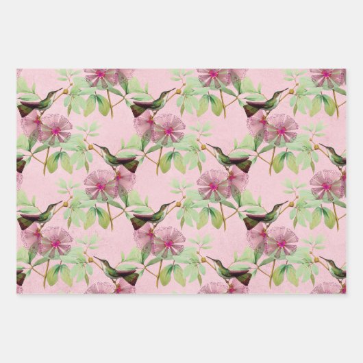 Humming Birds Series Design Seven Inpakpapier Vel (Voorkant 2)