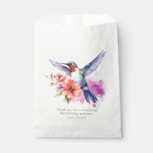 Hummingbird 2 Bloemen Boeket Verjaardagsfeest Bedankzakje