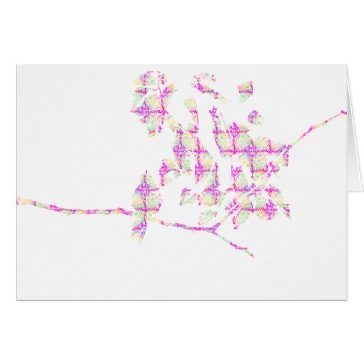 Hummingbird Abstract Roze (Voorkant Horizontaal)