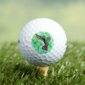 Hummingbird - acrylverf golfballen (Insitu Shirt)