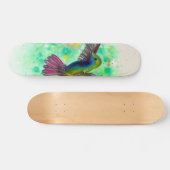 Hummingbird - acrylverfskateboard skateboard (Horizontaal)