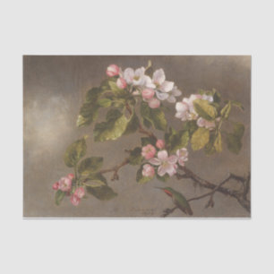 Hummingbird and Apple Blossom by Martin Heade Tissuepapier