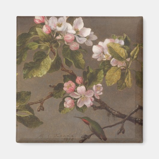 Hummingbird and Apple Blossom Magneet (Voorkant)