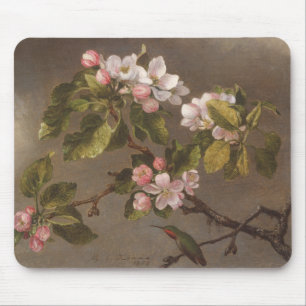 Hummingbird and Apple Blossom Muismat