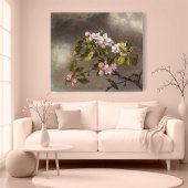 Hummingbird and Apple Blossom Poster