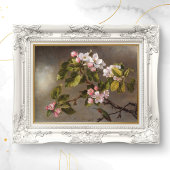 Hummingbird and Apple Blossom Poster