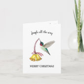 Hummingbird and Bells Kaart (Voorkant)