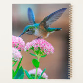 Hummingbird and Flowers Planner (Achterkant)