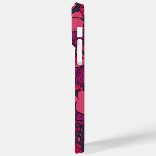 Hummingbird and fuchsia violet Case-Mate iPhone case (Achterkant / Links)