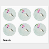 Hummingbird and Fuschia Sticker (Vel)