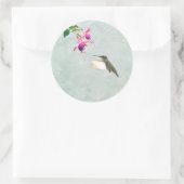 Hummingbird and Fuschia Sticker (Tas)