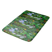 Hummingbird and Iris Bath Mat (Gekanteld)