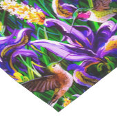 Hummingbird and Iris Fields Table Runner Korte Tafelloper (Hoek)