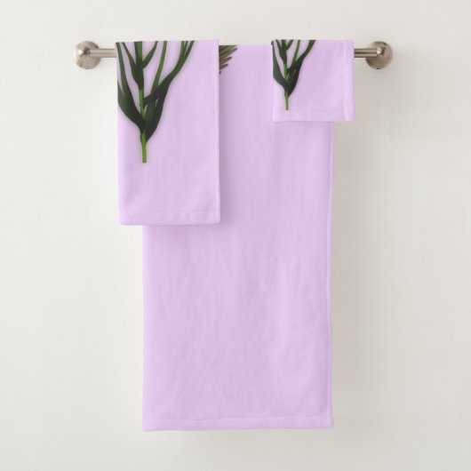 Hummingbird and Iris Flower Bad Handdoek (Insitu)