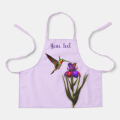 Hummingbird and Iris Flower Personalized Schort (Voorkant)
