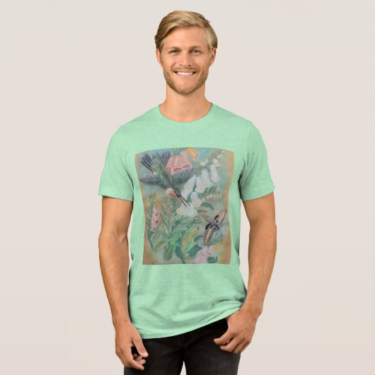 Hummingbird and Moth T-Shirt (Voorkant volledig)