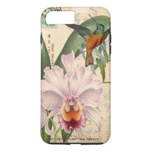 Hummingbird and Orchid iPhone 8 Plus / 7 Plus Hoesje