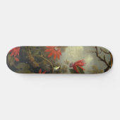 Hummingbird and Passion Flowers Skateboard (Horizontaal)