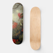 Hummingbird and Passion Flowers Skateboard (Voorkant)