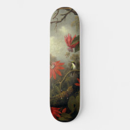 Hummingbird and Passion Flowers Skateboard