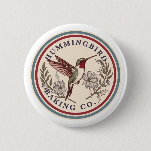 Hummingbird Baking Co. Button (Voorkant)