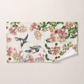 Hummingbird Bird Honeysuckle Flower Bath Towel Set Bad Handdoek (Handdoek)