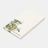 Hummingbird Bird Orchid Flowers Post-it Notes (Schuin)