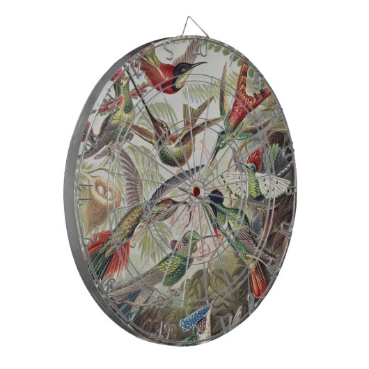 Hummingbird Bird Wildlife Classic Painting Dartbord (Voorkant Links)