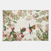 Hummingbird Birds Honeysuckle Flower Kitchen Towel Theedoek (Horizontaal)