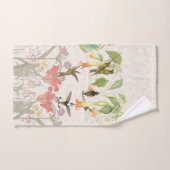 Hummingbird Birds Lily Flower Bath set Bad Handdoek (Handdoek)
