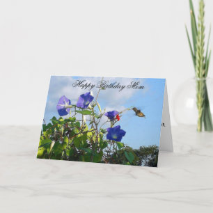 Hummingbird Birthday Card Kaart
