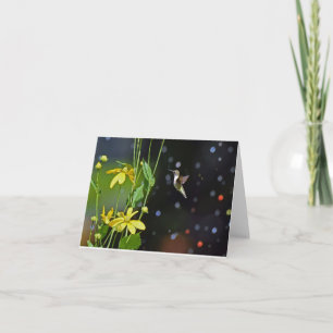 Hummingbird Blank Wenskaart Bedankkaart