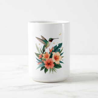 Hummingbird Bloom Tropical Mug