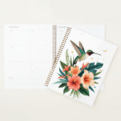 Hummingbird Bloom Tropical Planner (Devant avec enveloppe)