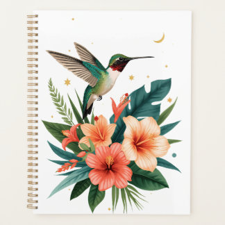Hummingbird Bloom Tropical Planner