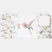 Hummingbird, Blush Pink Roses, Sage Greenery Case-Mate iPhone Case (Achterkant (horizontaal))