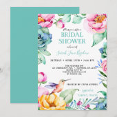 Hummingbird Boho Vrijgezellenfeest Kaart (Voorkant / Achterkant)