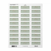 Hummingbird Bruiloft Etiket (Full Sheet)