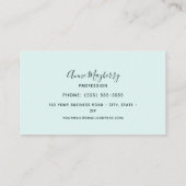 Hummingbird Business Card Visitekaartje (Achterkant)