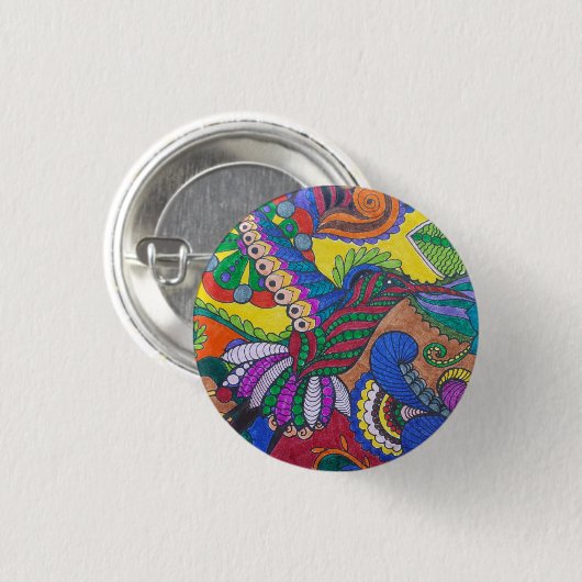 Hummingbird Button Pin (Voorkant /achterkant)