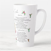 Hummingbird Cake Recipe Latte Mok (Rechts)