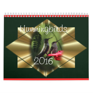Hummingbird Calendar 2016- change year as required Kalender