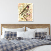 Hummingbird Canvas Afdruk (Insitu (Slaapkamer))