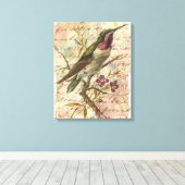 Hummingbird Canvas Afdruk (Insitu (Houten vloer))