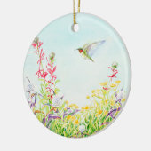 Hummingbird Ceramic Ornament (Links)