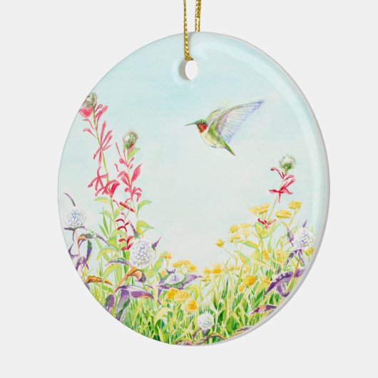 Hummingbird Ceramic Ornament (Links)