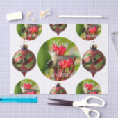 Hummingbird Christmas Tissue Paper Tissuepapier (Craft)